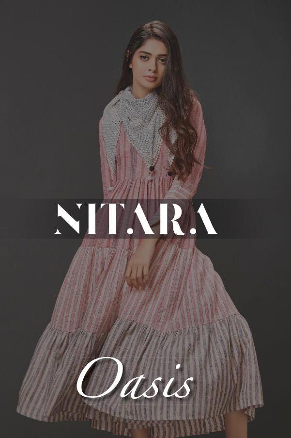 Nitara Oasis Woden Cotton Long Readymade Kurtis At Wholesale...
