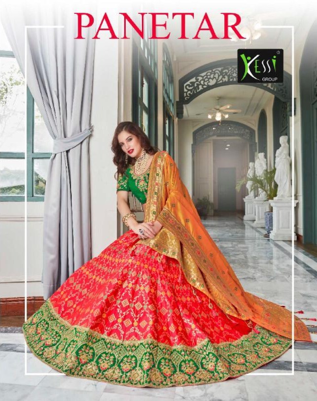 Kessi Fabrics Panetar Traditional Silk Jacquard With Jari Th...