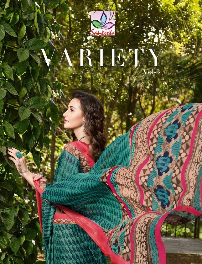 Sangeeta Textile Variety Vol 3 Printed Georgette Regular Wea...