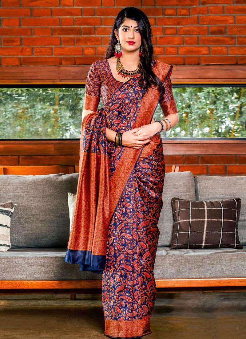 Meher Silk Traditional Soft Silk Weaving Sarees Collection A...