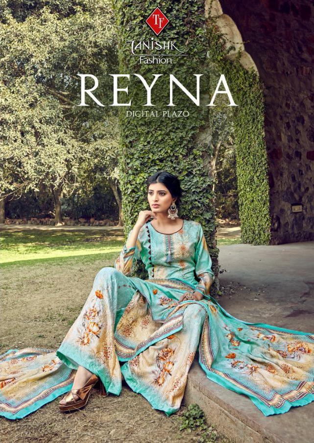 Tanishk Fashion Reyna Jam Silk Satin Digital Printed Dress M...