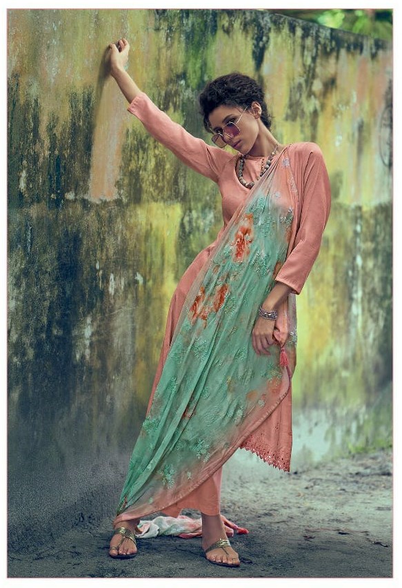 Varsha Fashion Nitara Designer Tusser Silk With Embroidery W...