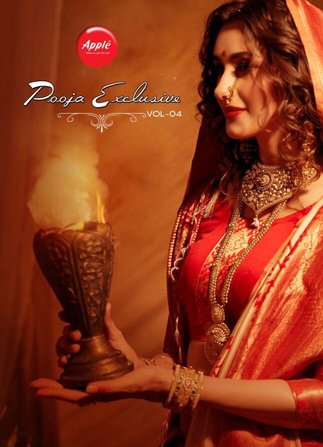 Apple Sarees Pooja Exclusive Vol 4 Silk Weaving Festival Wea...