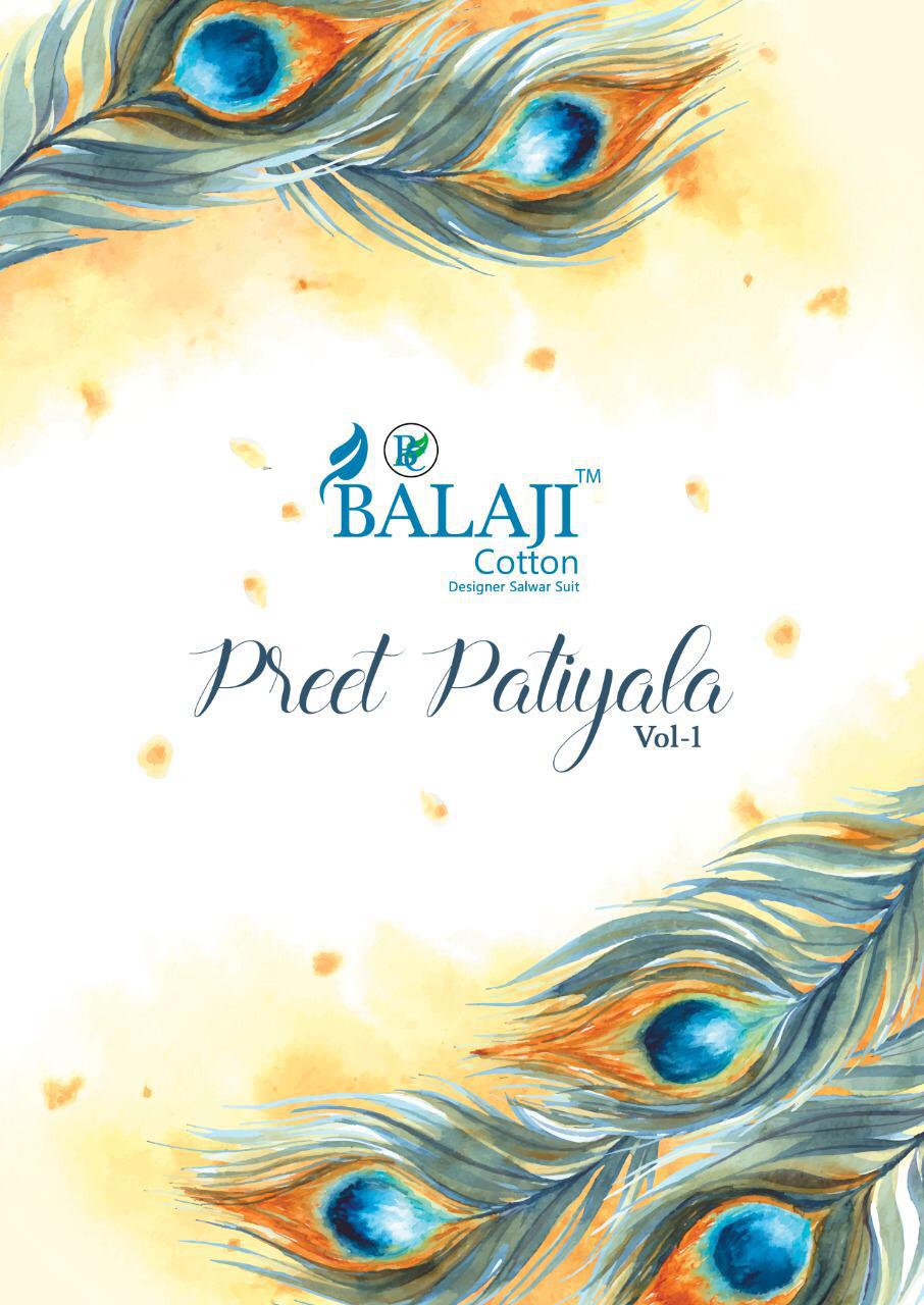 Balaji Cotton Preet Patiyala Vol 1 Cotton Printed Readymade ...