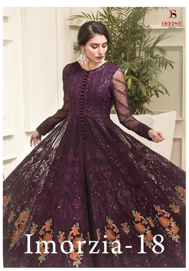 Deepsy Suits Imorzia Vol 17 Heavy Embroidered Designer Georg...