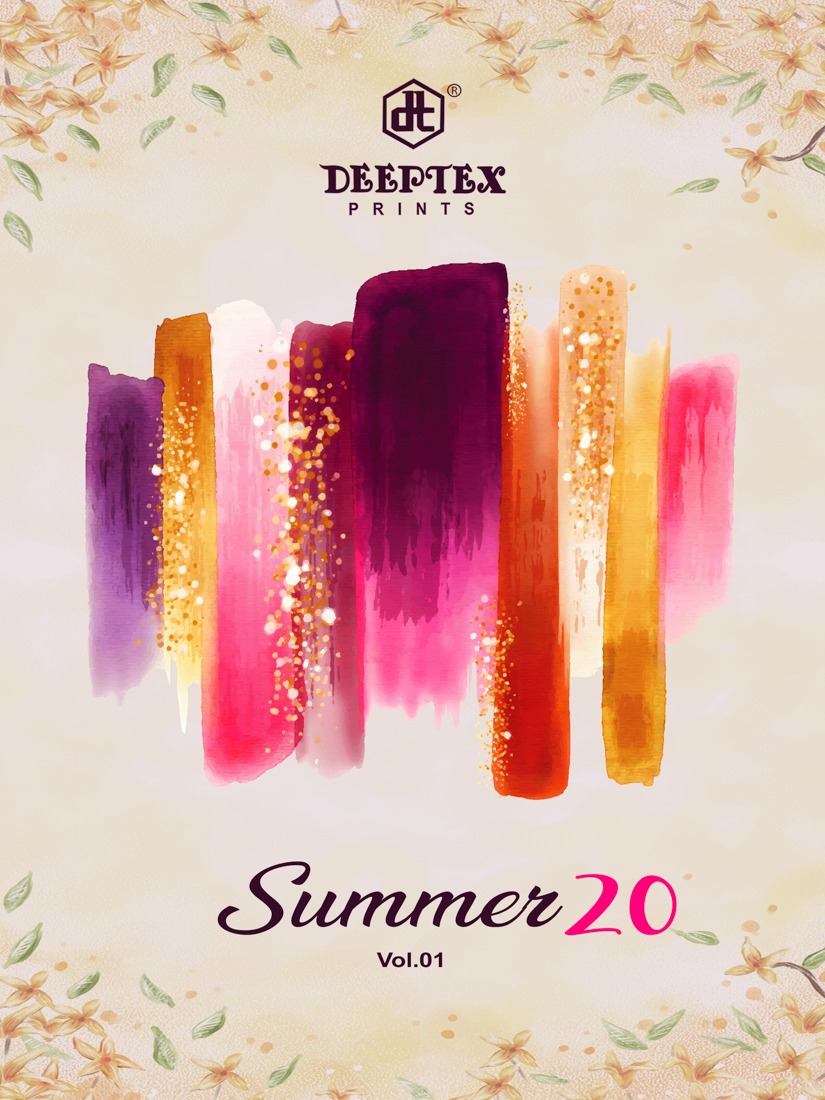 Deeptex Sumer 2020  Vol 1 Pure Cotton Printed Regular Wear S...