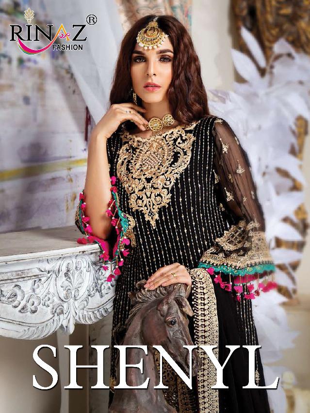 Rinaz Fashion Shenyl Faux Georgette With Heavy Embroidery Di...