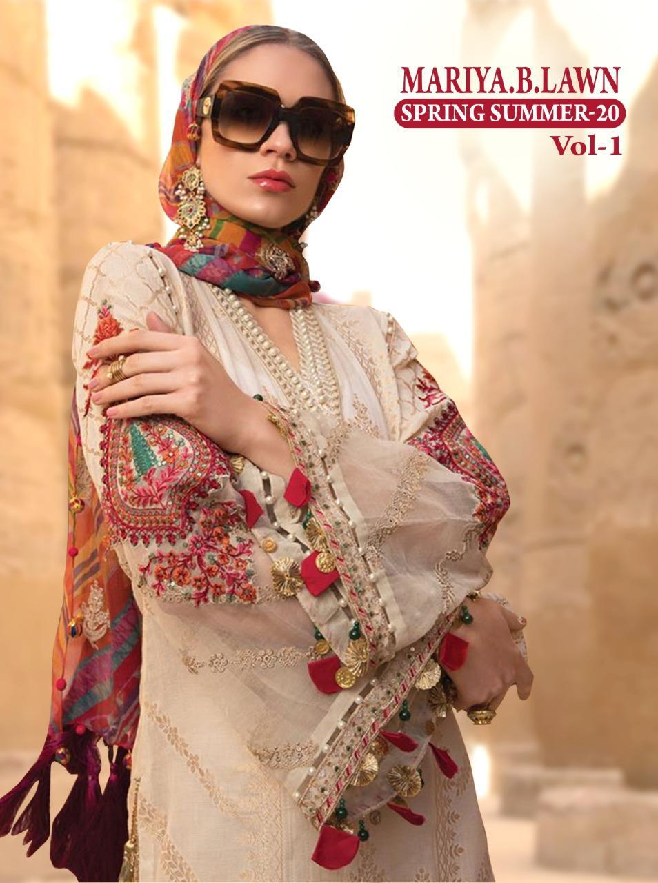 Shree Fabs Mariya B Lawn Spring Summer 20 Vol 1 Pure Cotton ...