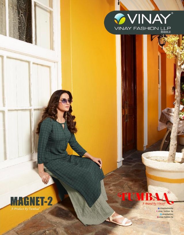 Vinay Fashion Tumbaa Magnet Vol 2 Designer Rayon With Work R...