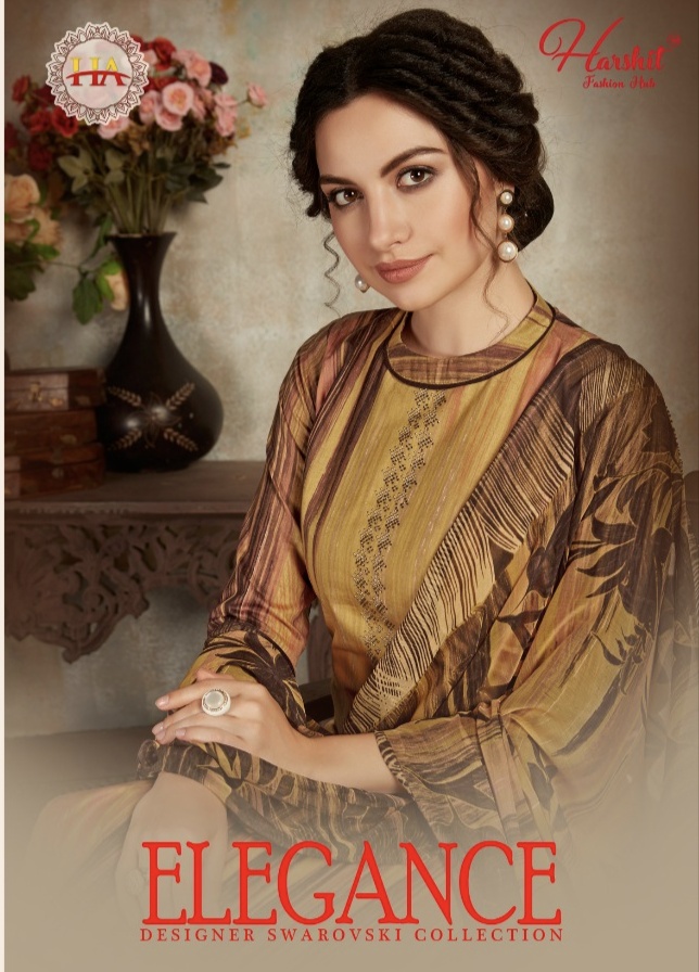 Alok Suit Elegance Sarwoski Work Pure Cotton Dress Materials