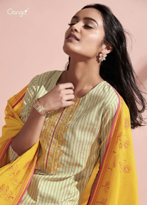 Ganga Suits Sunshine Latest Pure Cotton Salwar Kameez Dress ...