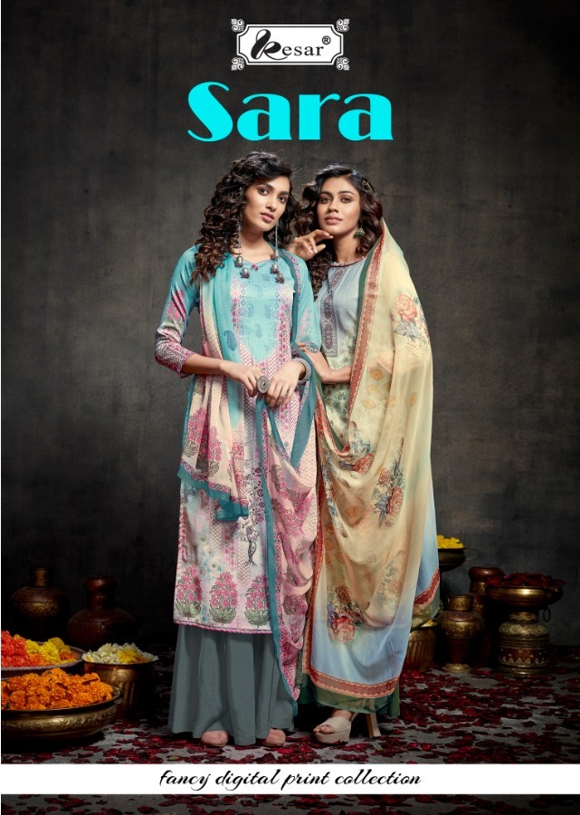 Kesar Sara Printed Pure Cotton Dress Material Collection At ...