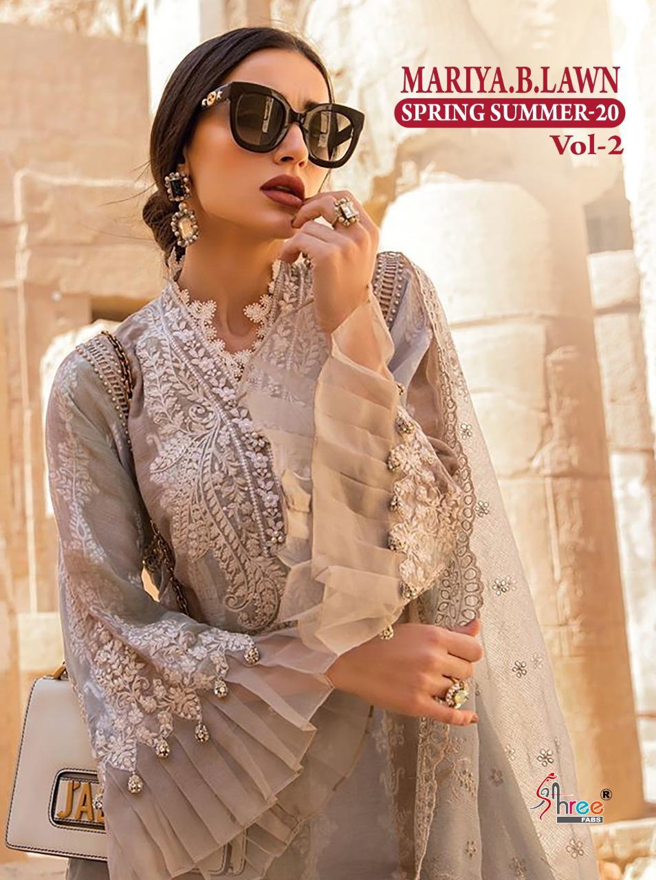 Shree Fabs Maria B Lawn Spring Summer 2020 Vol 2 Printed Cam...