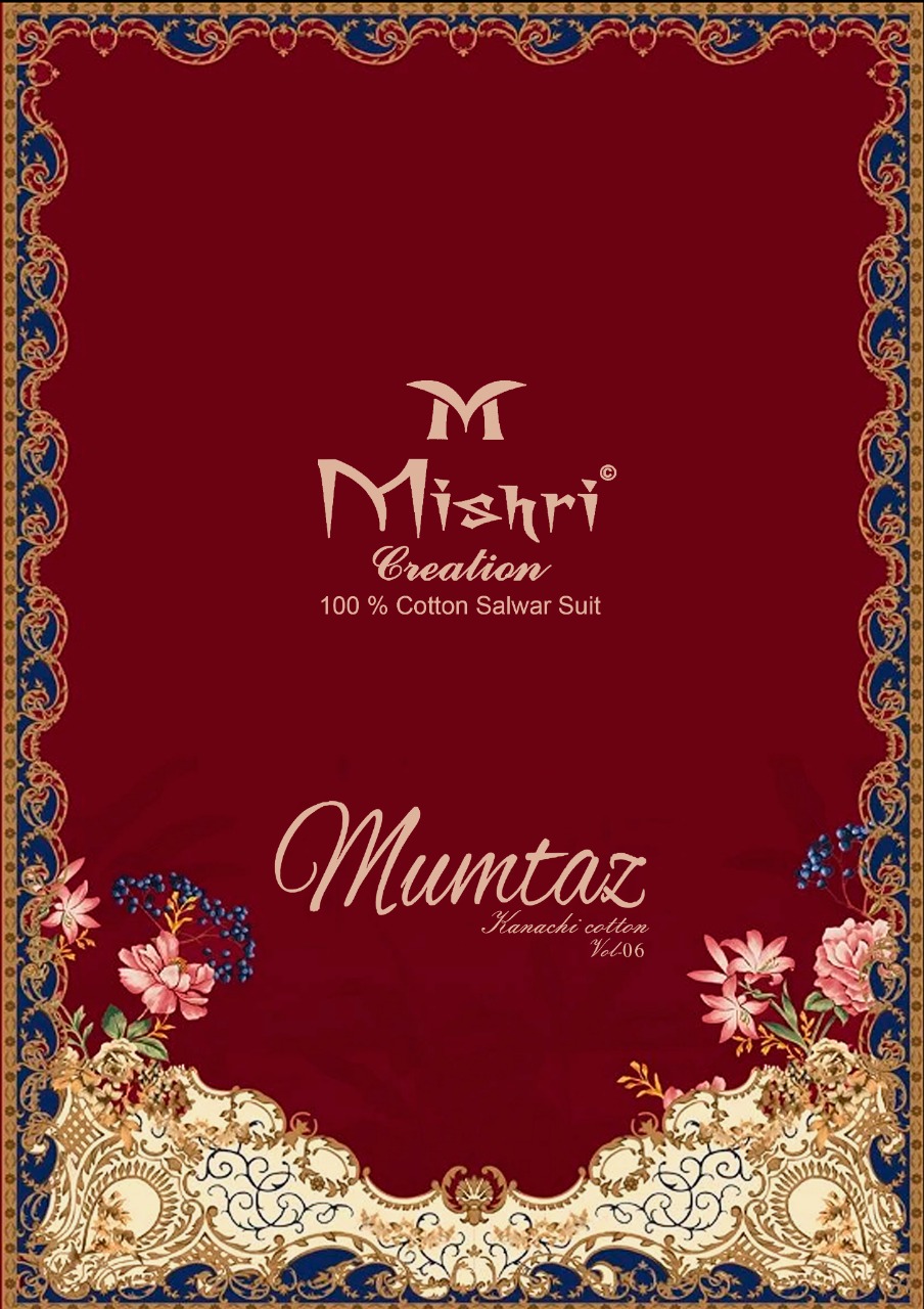 Mishri Creation Mumtaz Vol 6 Regular Wear Printed Cotton Dre...