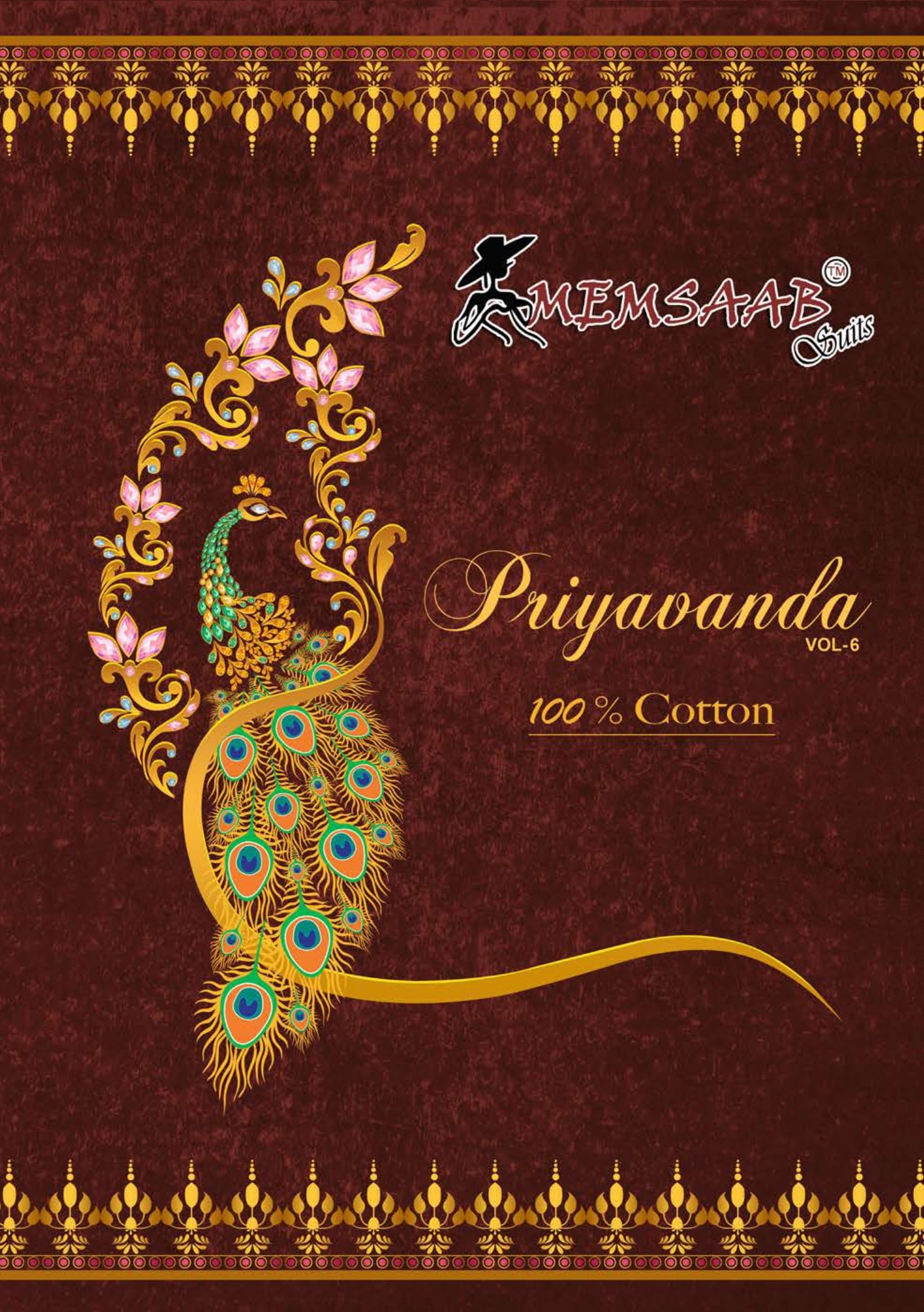Memsaab Suits Priyavanda Vol 6 Printed Cotton Regular Wear D...