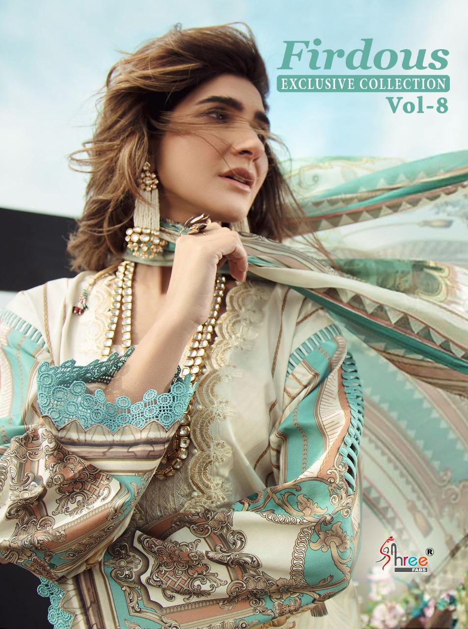 Shree Fabs Firdous Exclusive Collection Vol 8 Designer Digit...