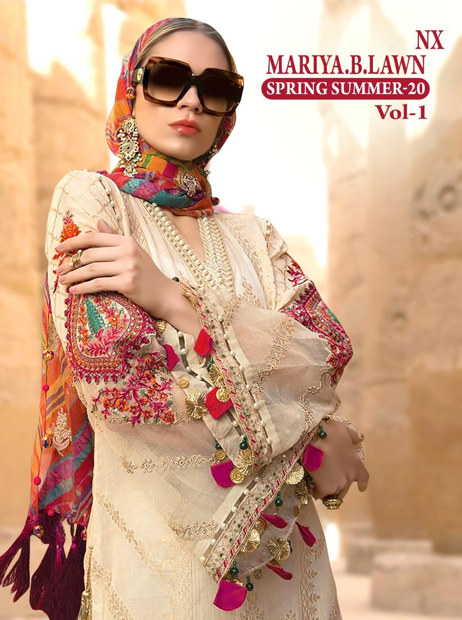 Shree Fabs Maria B Lawn Spring Summer 20 Vol 1 Nx Printed Pu...