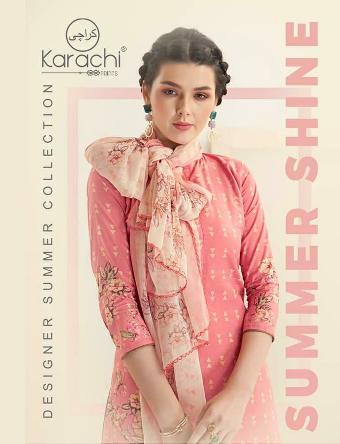 Kesar Karachi Summer Shine Vol 2 Printed Pure Lawn Cotton Dr...