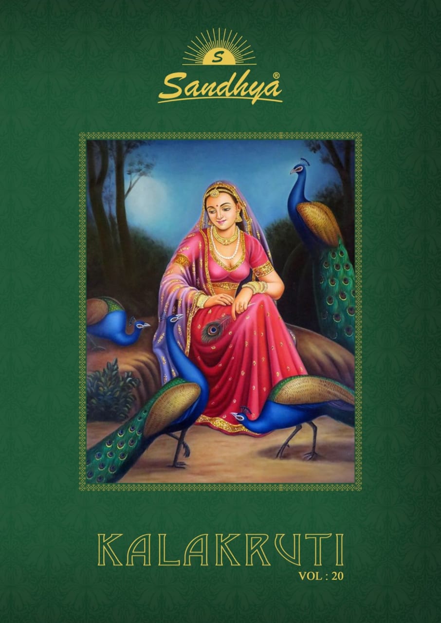 Sandhya Kalakruti Vol 20 Printed Cotton Straight Readymade R...