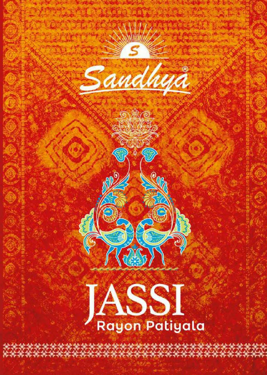 Sandhya Prints Jassi Regular Wear Printed Rayon Dress Materi...