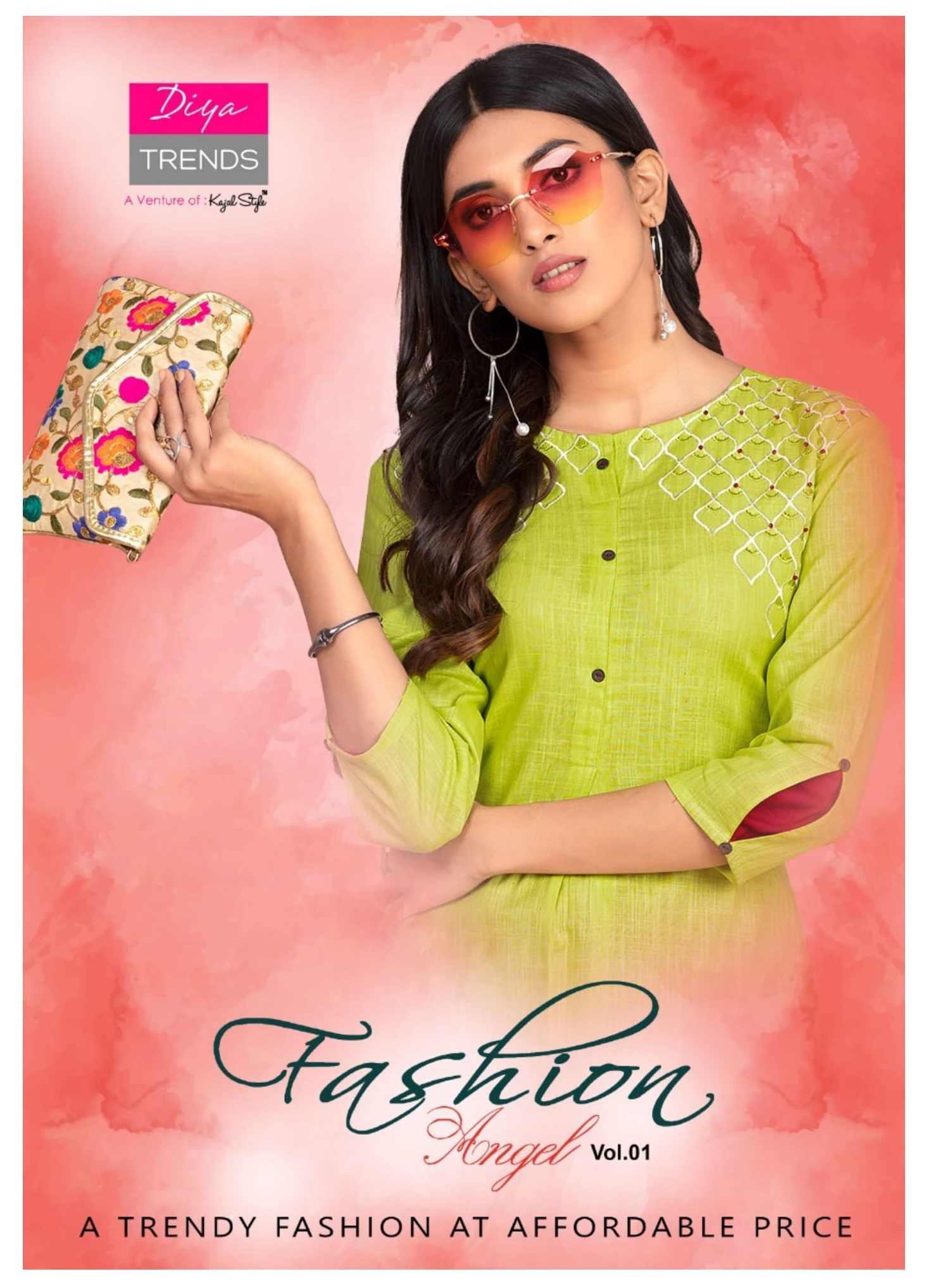 Kajal Style Diya Trends Fashion Angel Vol 1 Designer Printed...