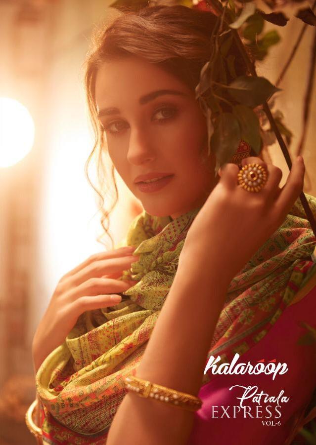 Kessi Fabrics Kajree Kalaroop Fashion Of Patiyala Express Vo...