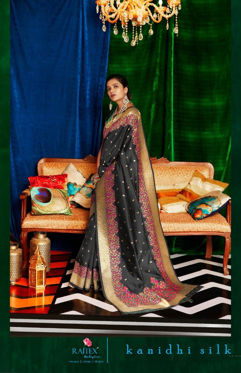 Rajtex Sarees Kanidhi Silk 118001-118006 Series Heavy Design...