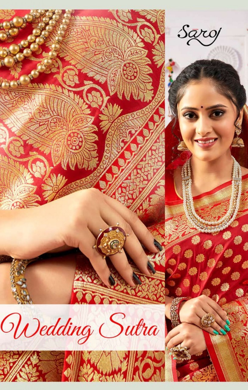 Saroj Sarees Wedding Sutra Heavy Designer Traditional Silk J...