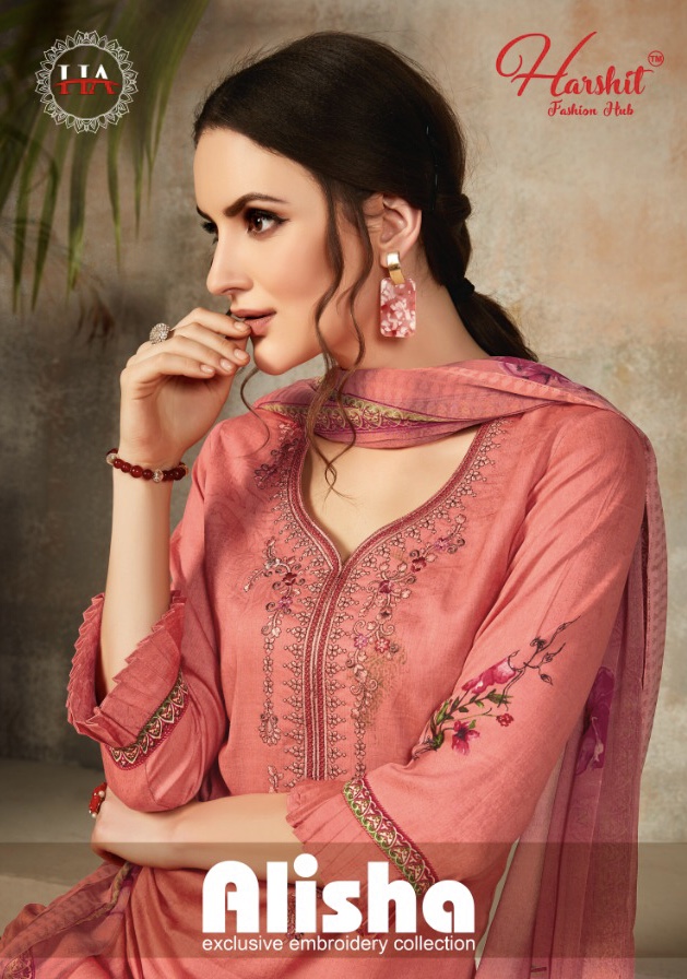 Alok Suits Harshit Fashion Alisha Digital Printed Pure Jam W...