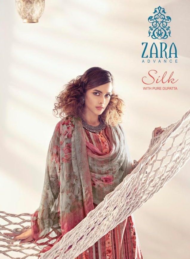 Kesar Zara Advance Cotton Silk Slub With Digital Prints Dres...