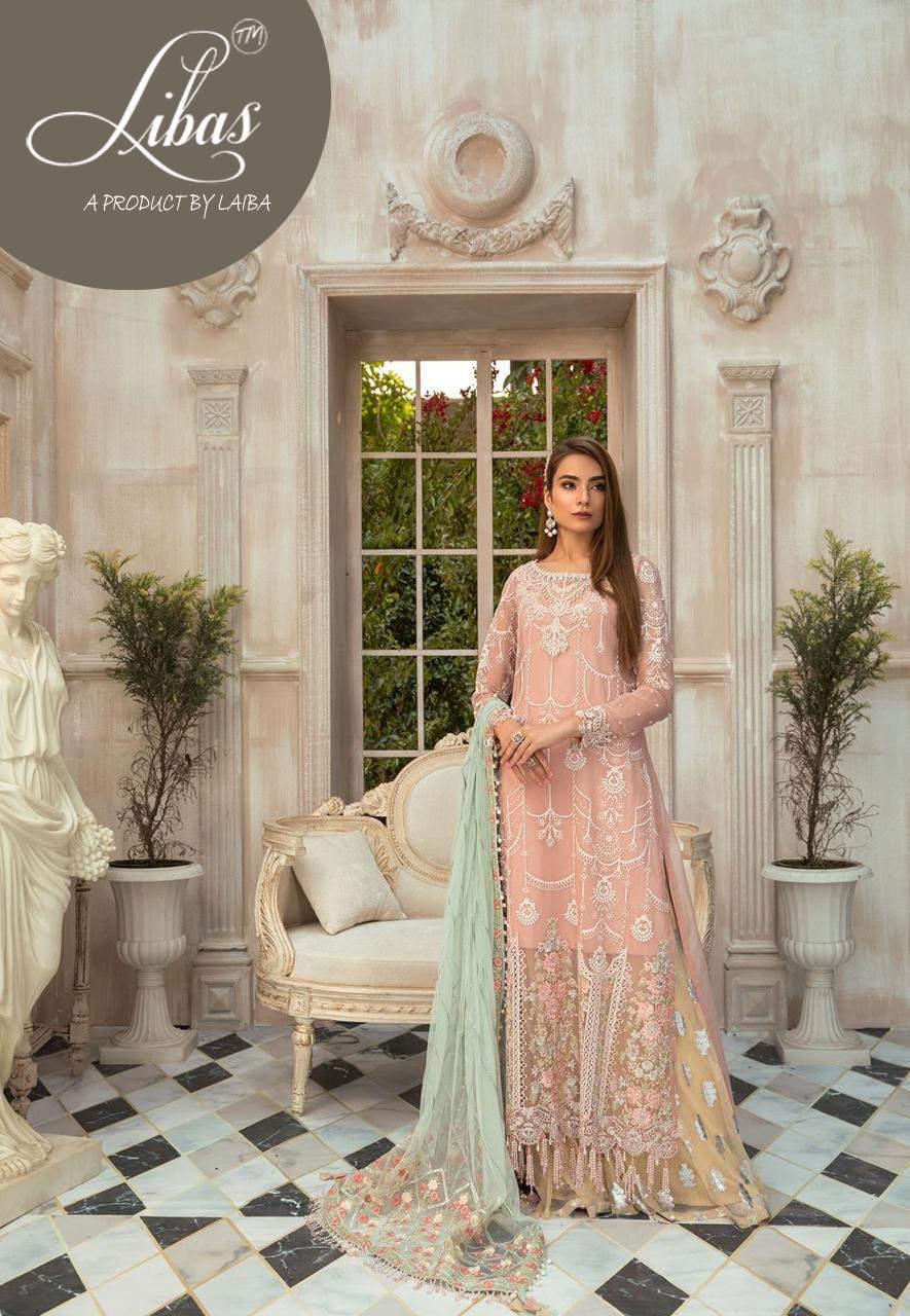 Laiba Libas Vol 2 Pure Georgette With Heavy Embroidery Work ...