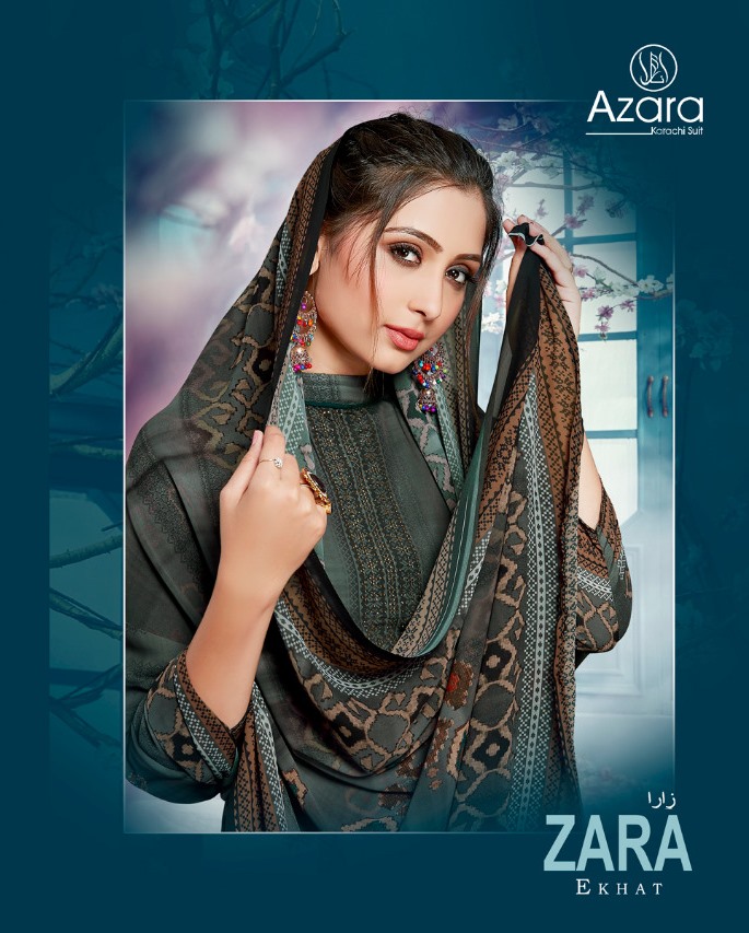 Radhika Fashion Azara Ekhat Digital Printed Pure Crepe With ...