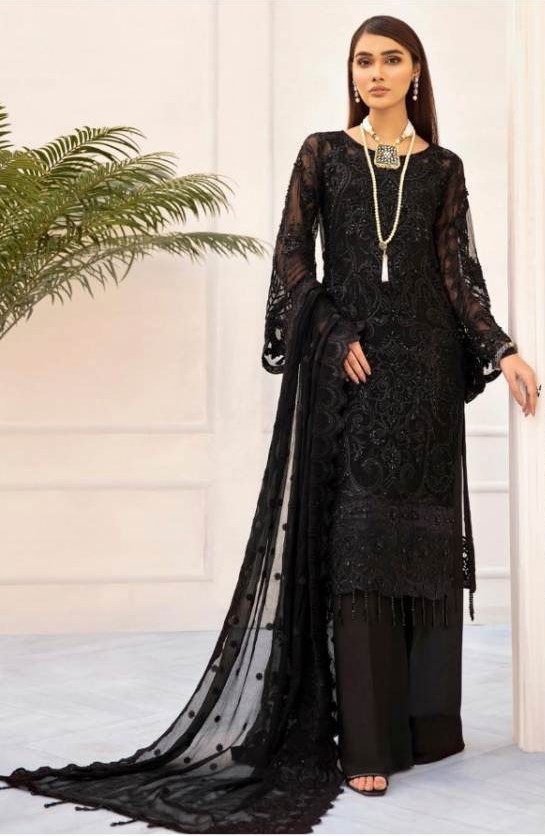 Ramsha Special Latest Designer Heavy Embroidered Pakistani D...