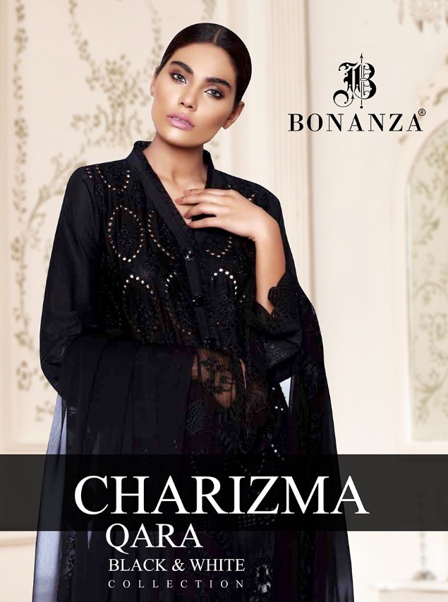 Bonanza Charizma Qara Black & White Collection Cambric Cotto...