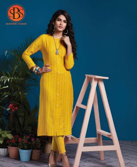 Sbs Daisy Latest Rayon Kurti Collection At Best Price