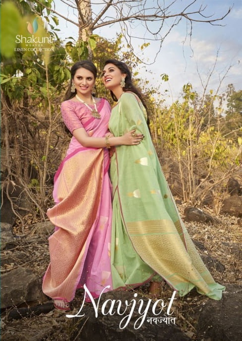 Shakunt Weaves Navjyot Silk Weaving Traditional Sarees With ...