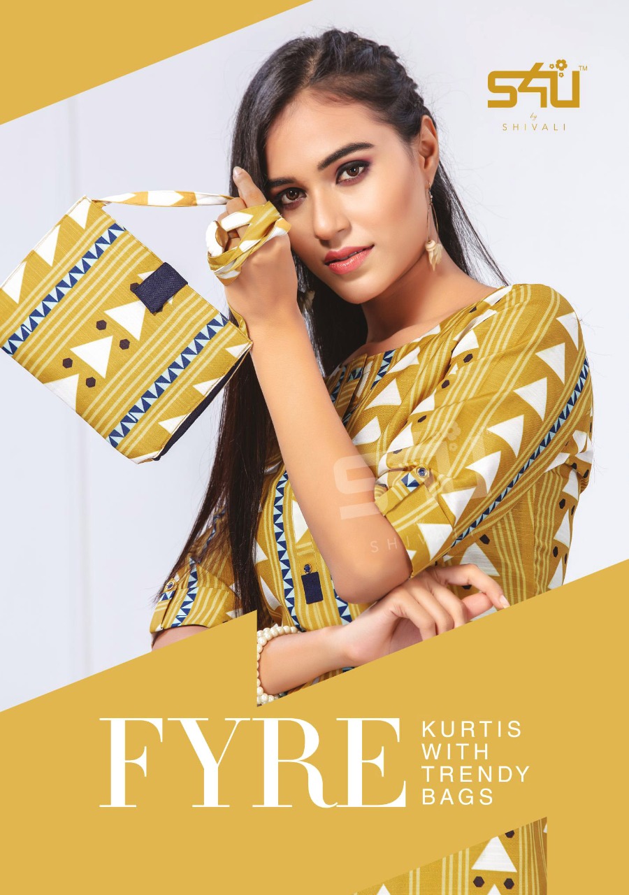 S4u Shivali Fyre Vol 1 Designer Fancy Fabric Straight Readym...