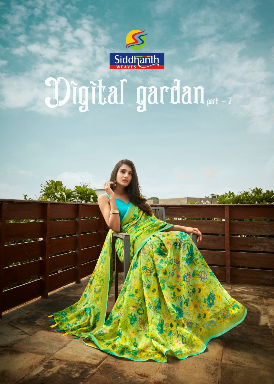 Siddhant Weaves Digital Garden Part 2 Digital Floral Printed...