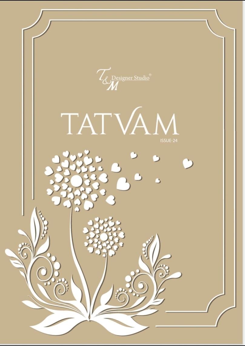 T&m Designer Studio Tatvam Vol 24 Designer Printed Georgette...