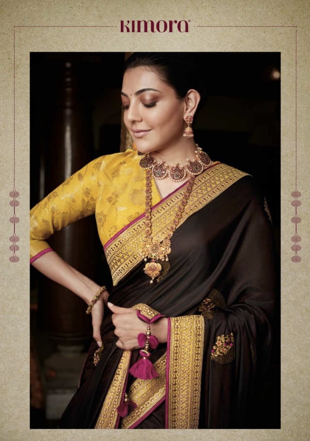Kimora Fashion Vol 9 Kajal Aggarwal Heavy Designer Silk With...