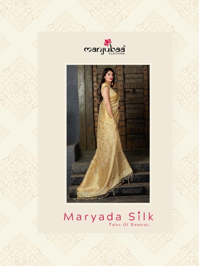 Manjubaa Clothing Maryada Silk Designer Banarasi Silk Sarees...