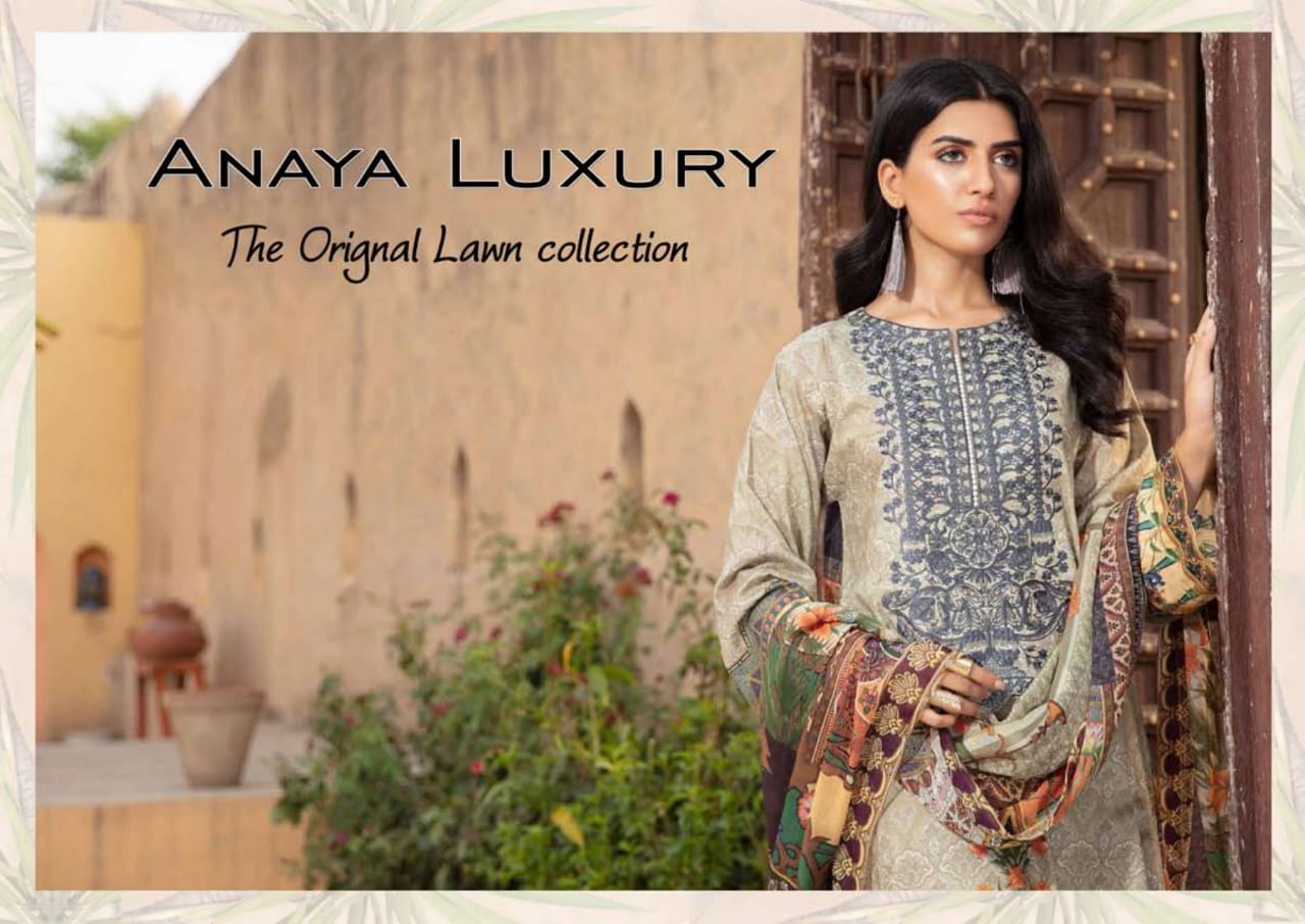 Anaya Luxury The Original Lawn Collection Printed Pure Lawn ...