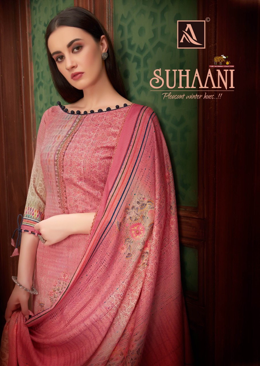 Alok Suits Suhaani Designer Pure Wool Pashmina Digital Print...