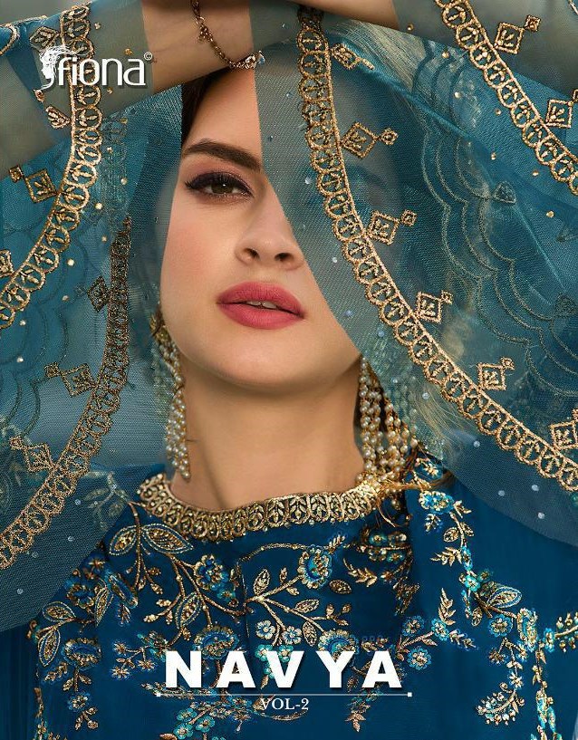 Fiona Navya Vol 2 Designer Georgette With Heavy Embroidery W...