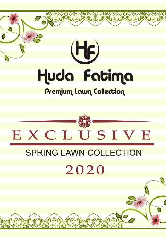 Huda Fatima Premium Lawn Collection Printed Pure Cambric Cot...