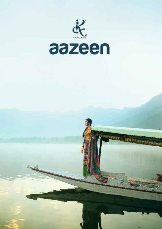 Kapil Fab Aazeen Digital Printed Pashmina Dress Material Col...