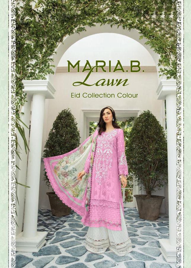 Kaara Suits Maria B Lawn Eid Collection Colour Pure Cotton H...