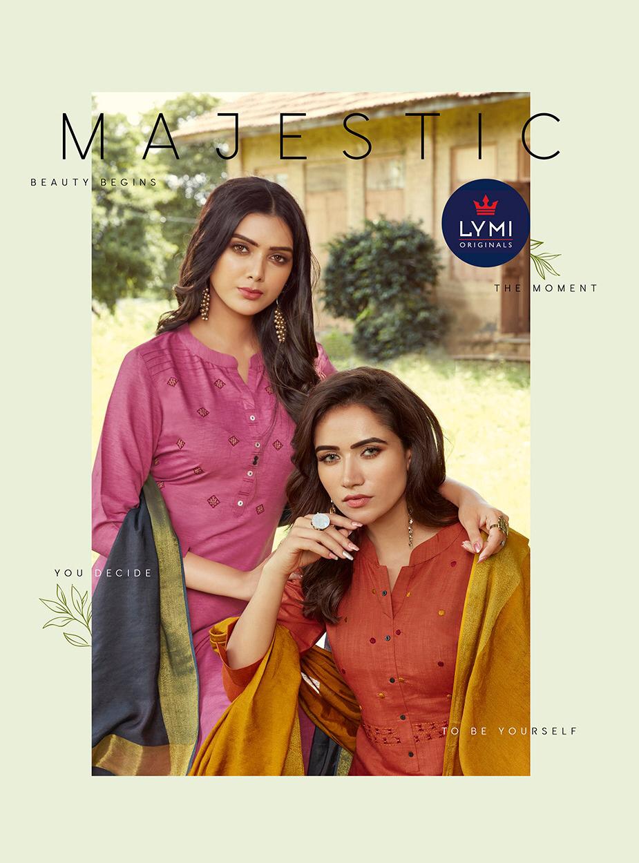 Kessi Fabrics Lymi Majestic Vol 3 Rayon With Embroidery Work...