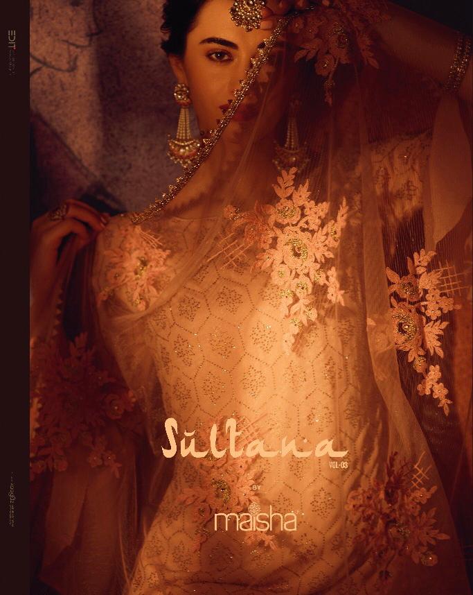 Maisha Sultana Vol 3 Designer Rangoli Georgette With Embroid...