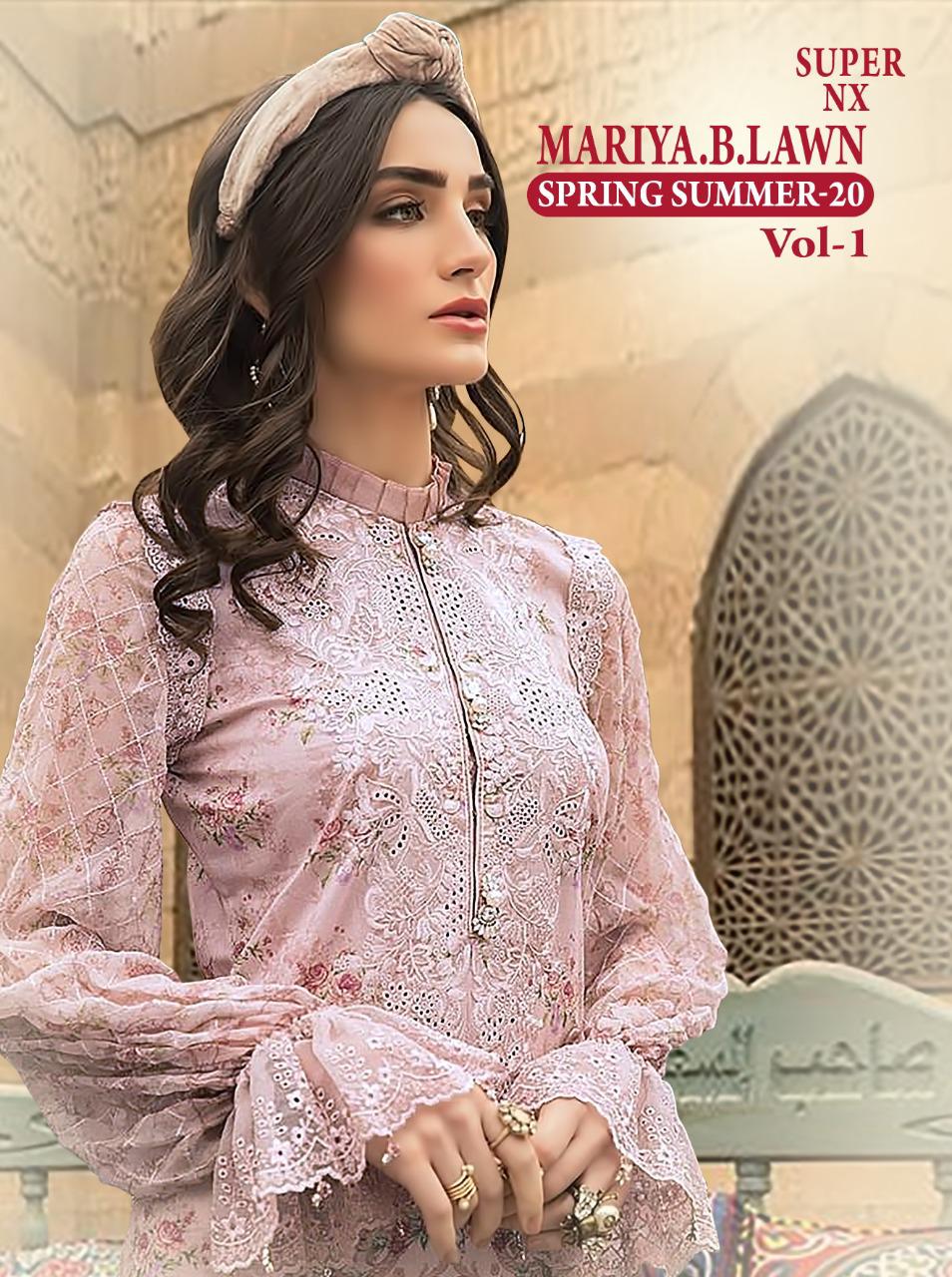 Shree Fabs Maria B Lawn Spring Summer 20 Vol 1 Super Nx Pure...